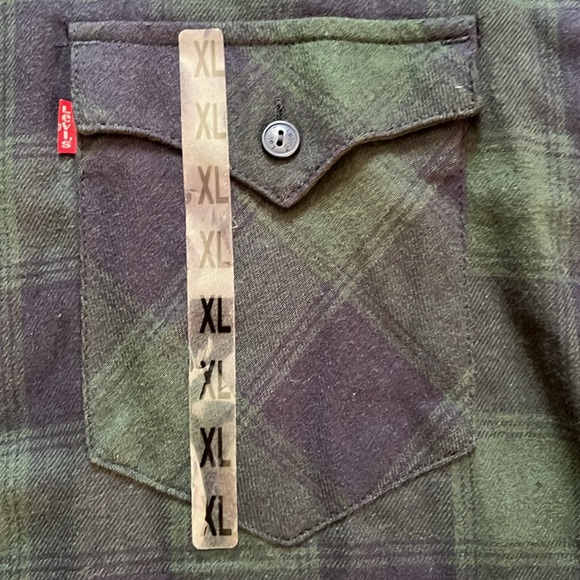 Brand new Levi’s plaid 100% cotton long sleeve shirt - Picture 6 of 14